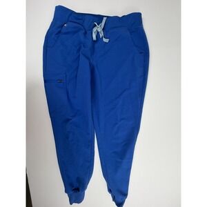 FIGS Technical Collection Scrub Pants Women's Large Blue Jogger